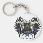 Old School Trucker Key Chain