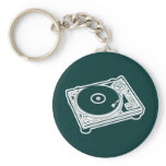 Old School Turntable keychains