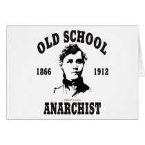 Old School -- Voltairine de Cleyre Greeting Card