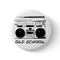 Old-School-zazzle Anstecknadelbuttons