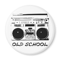 Old-School-zazzle Magnete
