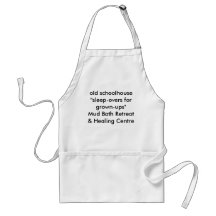 old schoolhouse"sleep-overs for grown-ups"Mud B... Aprons