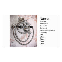 Old shower business card templates