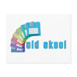 Old Skool Floppy Discs postcards