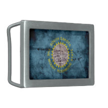 Old South Dakota Flag; Belt Buckle