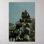 Old Stagecoach of the Plains by Remington Print