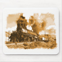 Old Steam Train Mousepad