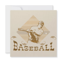 Old Style Baseball T-shirts and Gifts Invite