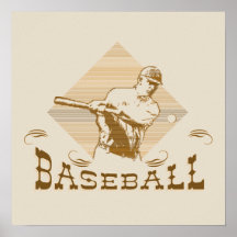 Old Style Baseball T-shirts and Gifts Posters