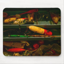 Old Tackle Box Mouse Pad