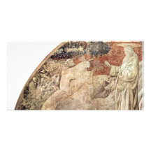 Old Testament Frescoes On Genesis In The Cloister Customized Photo Card