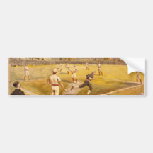 Old Time Base Ball Bumper Stickers