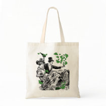 Old Time Carousing Tote Bags