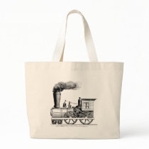 Old Time Steam Locomotive Bag