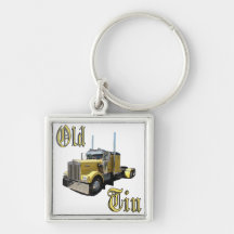 old tin 2 key chains