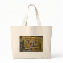 old tools canvas bag