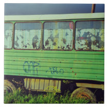 Old trailer tiles