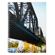 Old train Bridge 01 Notebook