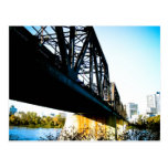 Old train Bridge Postcard