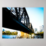 Old train Bridge Poster
