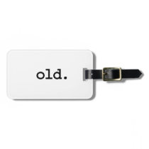 old. luggage tags