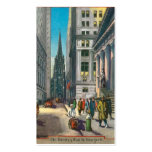 Old Trinity & Wall Street, New York Business Cards
