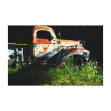 Old Truck Canvas Print