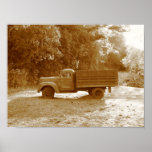 Old Truck Poster