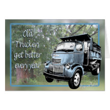 Old Truckers Card-csutomize