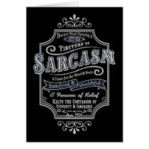 Old Tyme Sarcasm Card