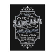 Old Tyme Sarcasm Postcard