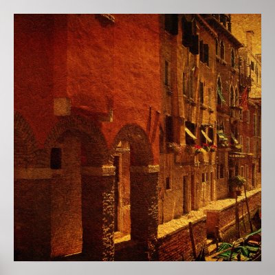 Old Venice Poster by vladstudio