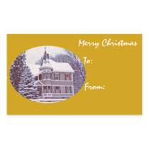 Old Victorian House - Stickers for Gift Tags