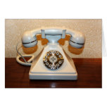 Old Vintage Dial-up White Phone Card