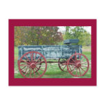 Old Wagon in the Fall postcards