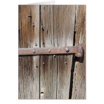 Old Weathered Wood and Rusty Metal Cards