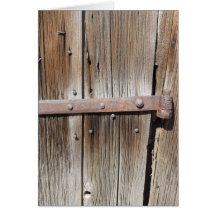 Old Weathered Wood and Rusty Metal Cards