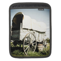Old West Covered Wagon 01 Rickshaw Sleeve Sleeve For iPads