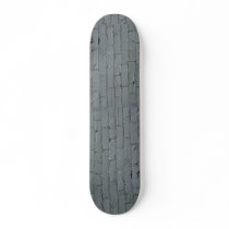 Old white brick wall skate decks