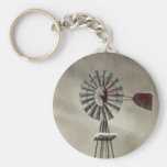 OLD WINDMILL by SHARON SHARPE Keychains