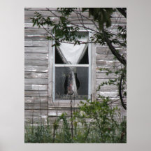 Old Window Print