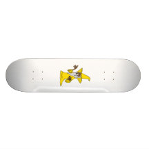 Old Wizard in Yellow Robe Skateboards
