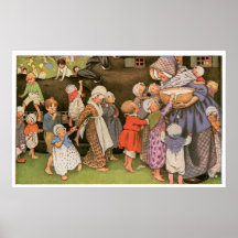Old Woman in the Shoe Poster