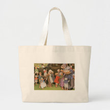 Old Woman in the Shoe Tote Bags