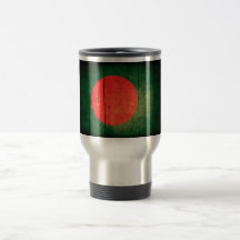 Old Wood Bangladesh Flag Coffee Mugs