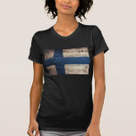 Old Wood Finland Flag; T Shirt