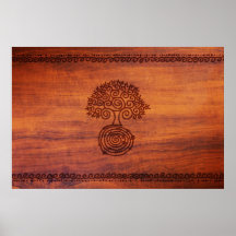 Old Wood Print