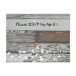 Old Wood RSVP Postcard