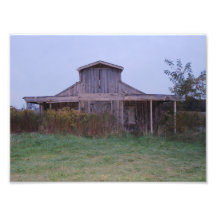 Old Wooden Barn in the Country Photo