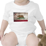 Old Wooden California Flag T-shirt